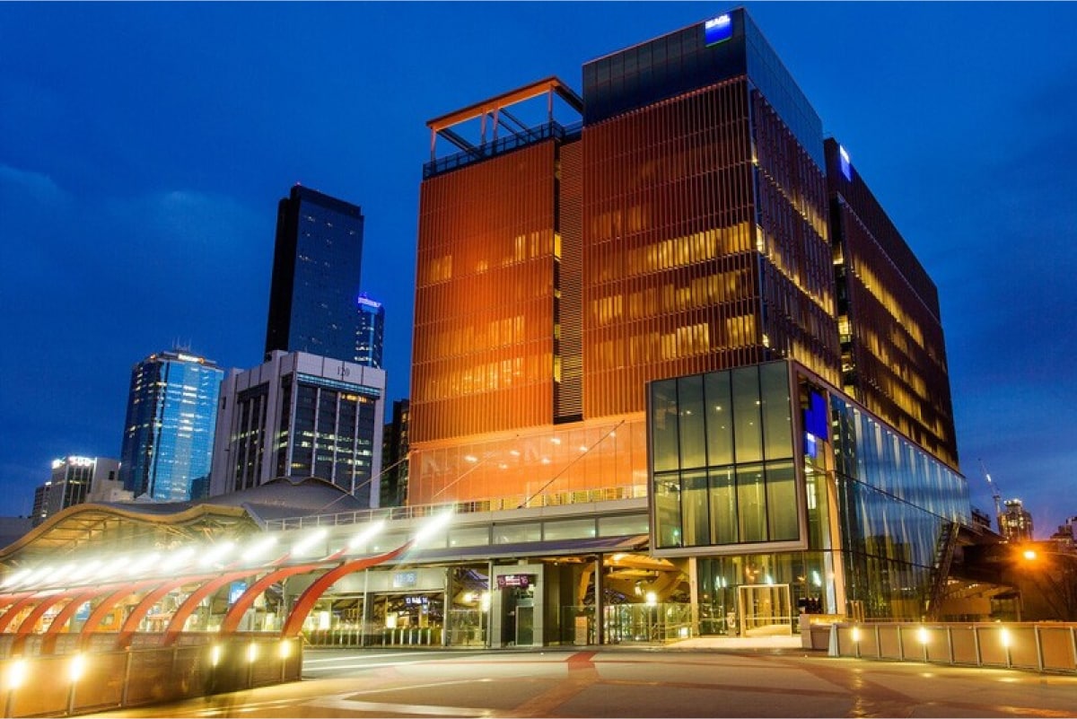 AGL Bourke St office at night