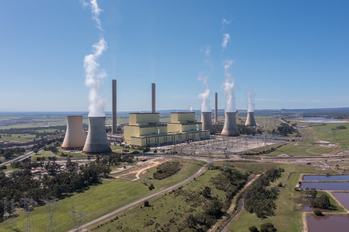 Drone photos of AGL Loy Yang.