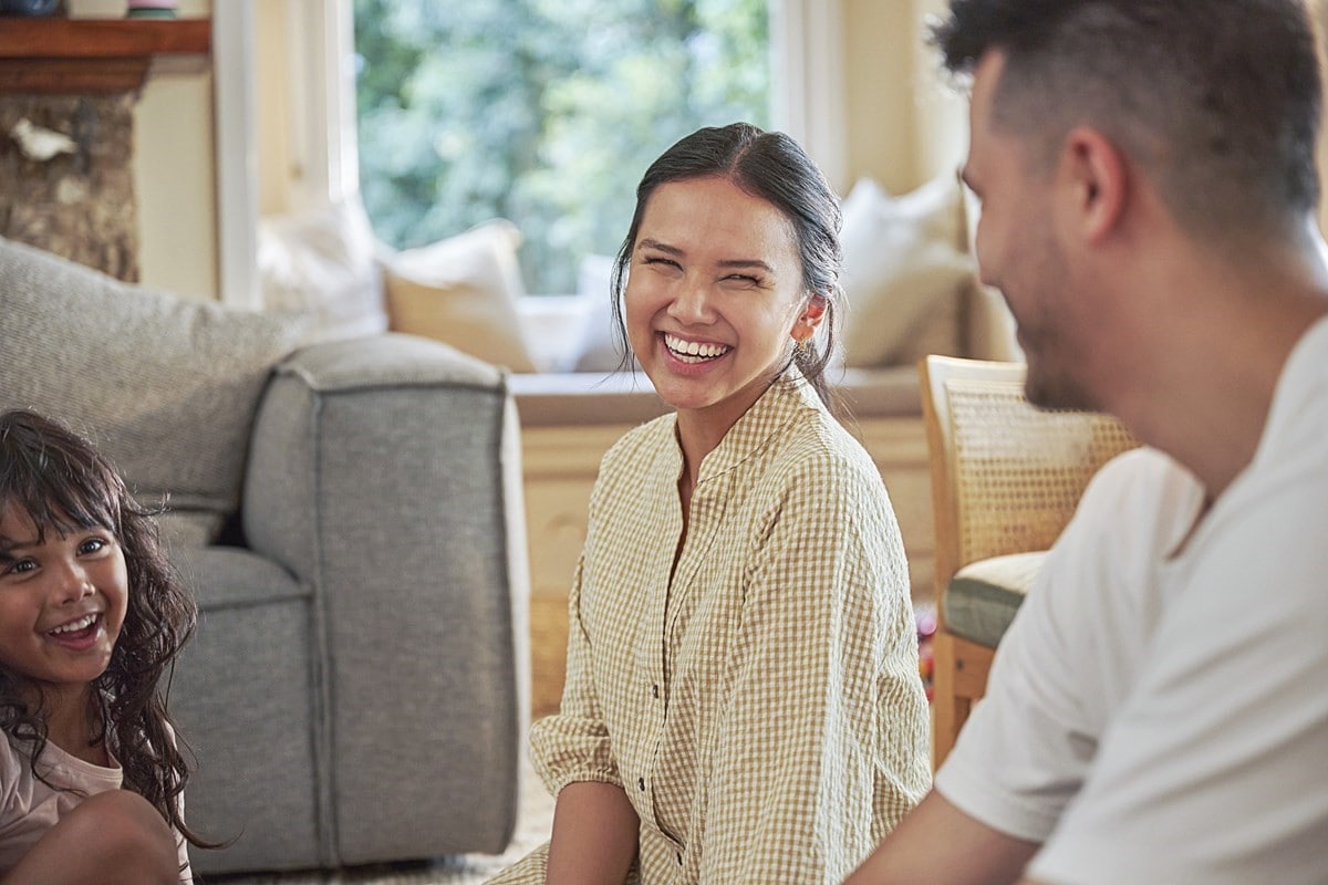 Photo of people smiling 