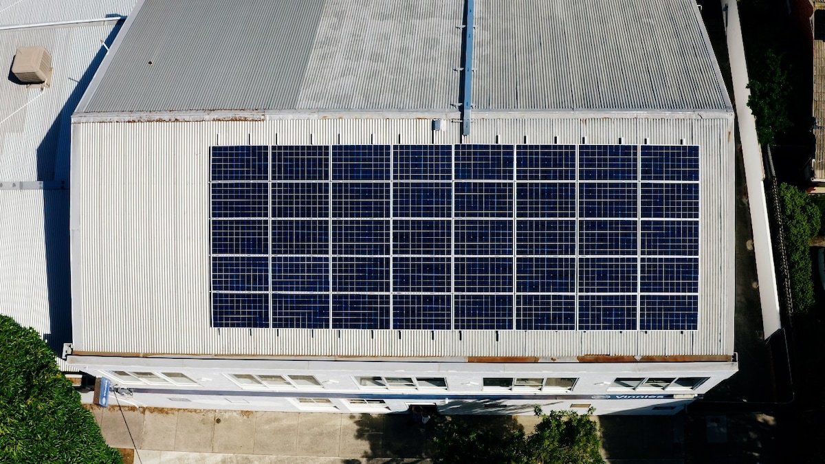 Rooftop solar on Vinnies Victoria