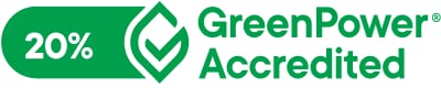 20% GreenPower Accredited