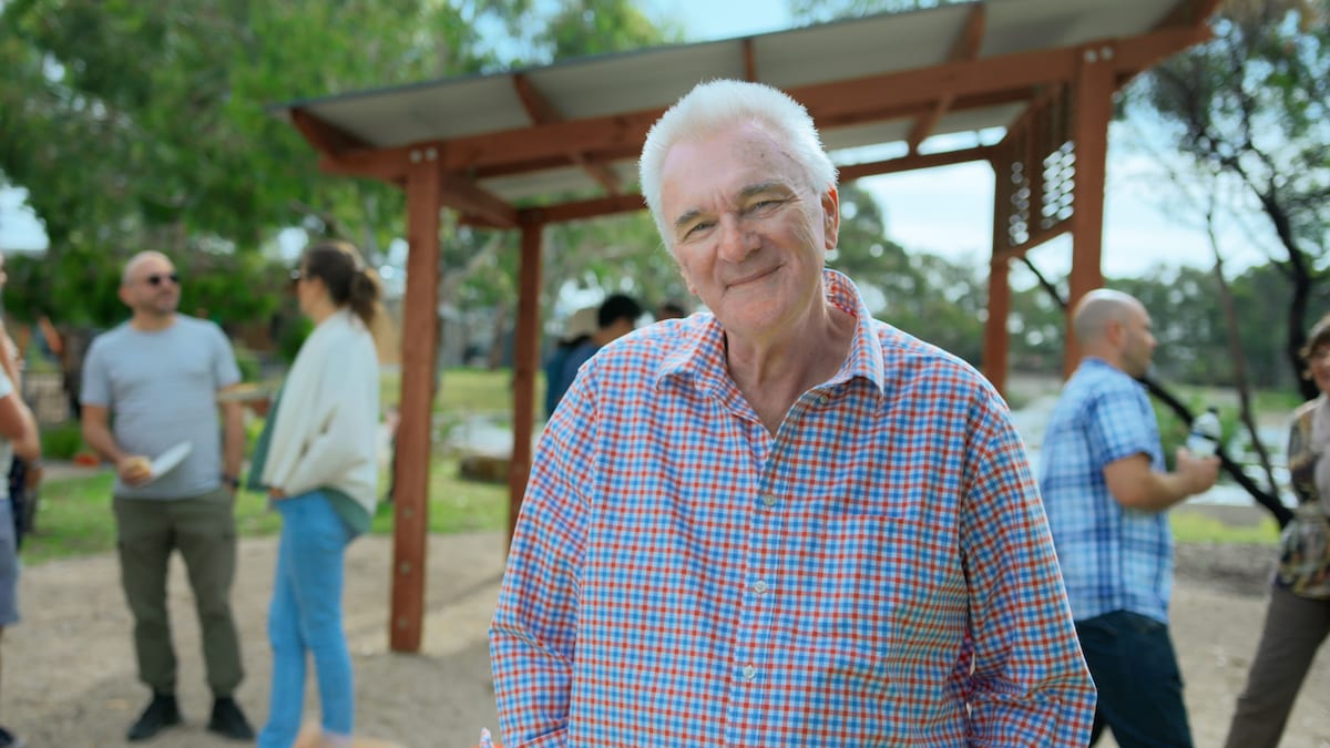 Retired teacher and AGL customer Geoff Perkins