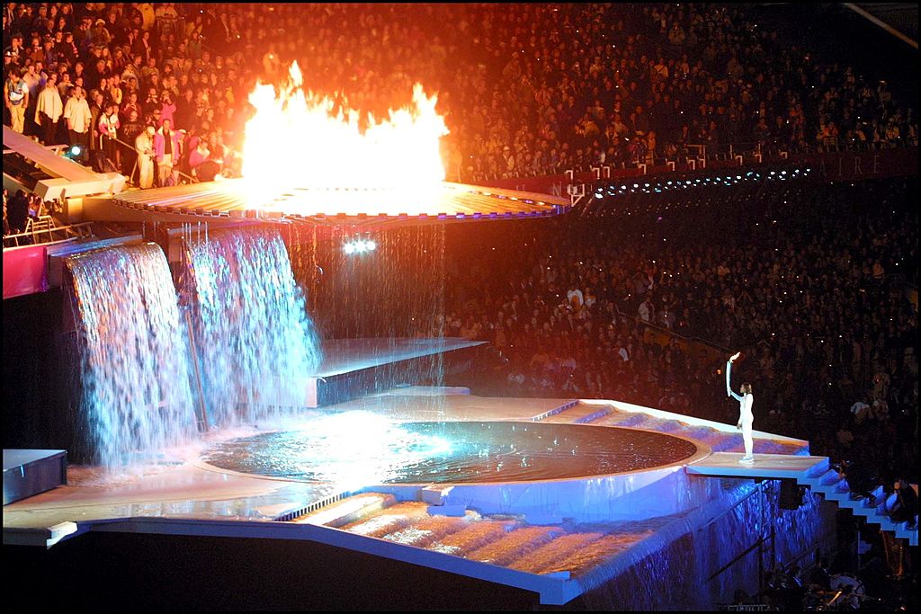 Photo from the opening ceremony of the Sydney 2000 Olympics