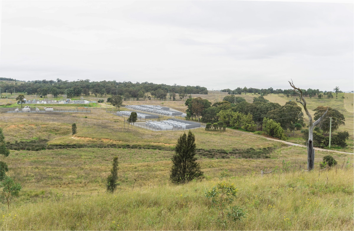 Photo of Muswellbrook battery landscape