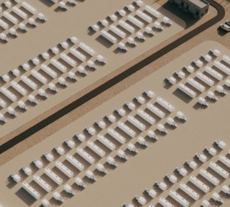 Image of a battery energy storage system