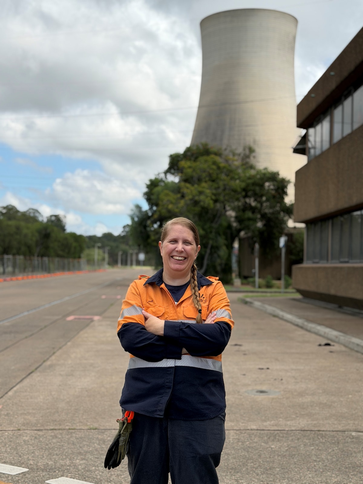 Portrait photo of Teagan Cronin on site at Liddell