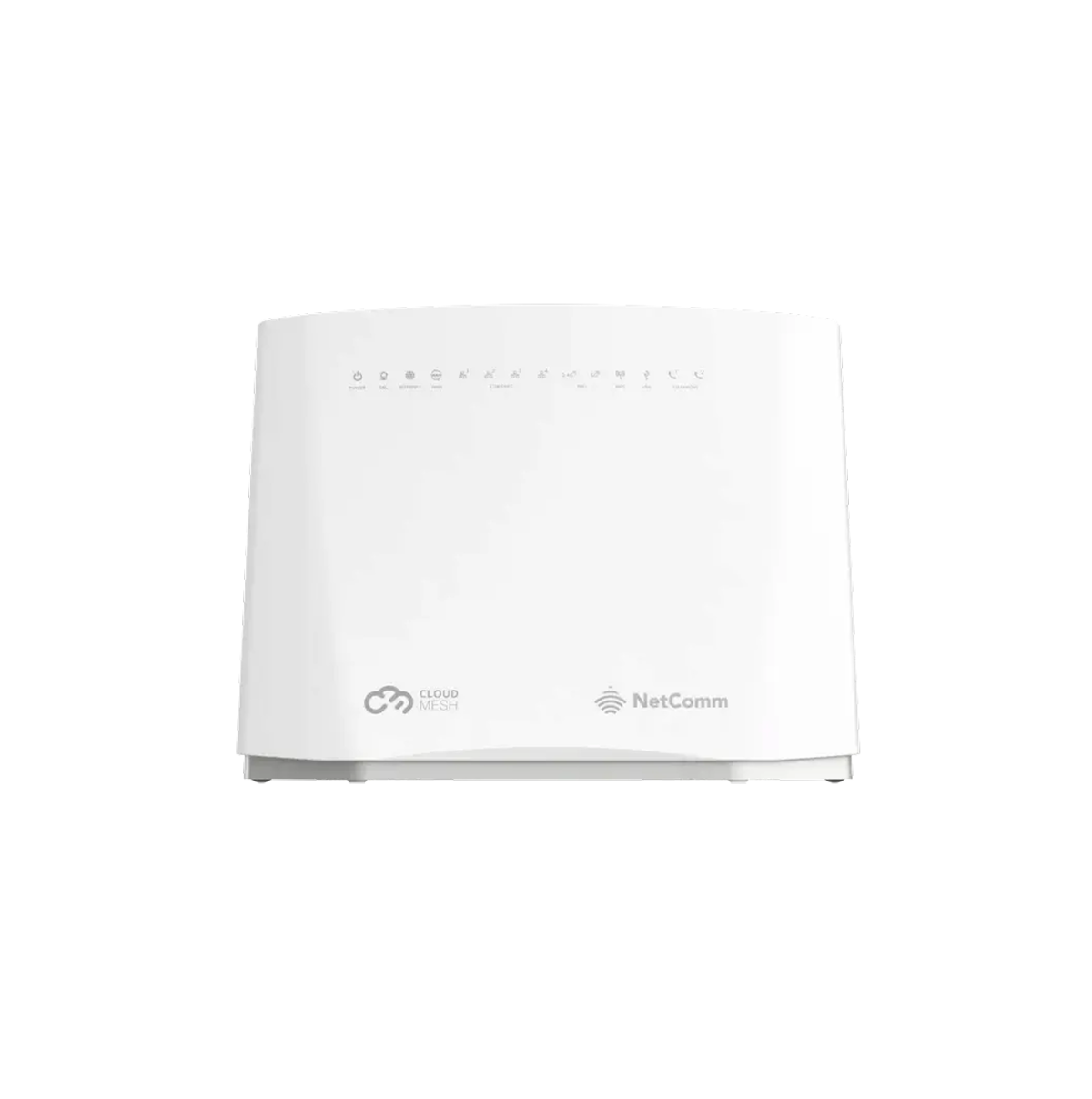 Promotional photo of the Netcomm NF20 Mesh modem