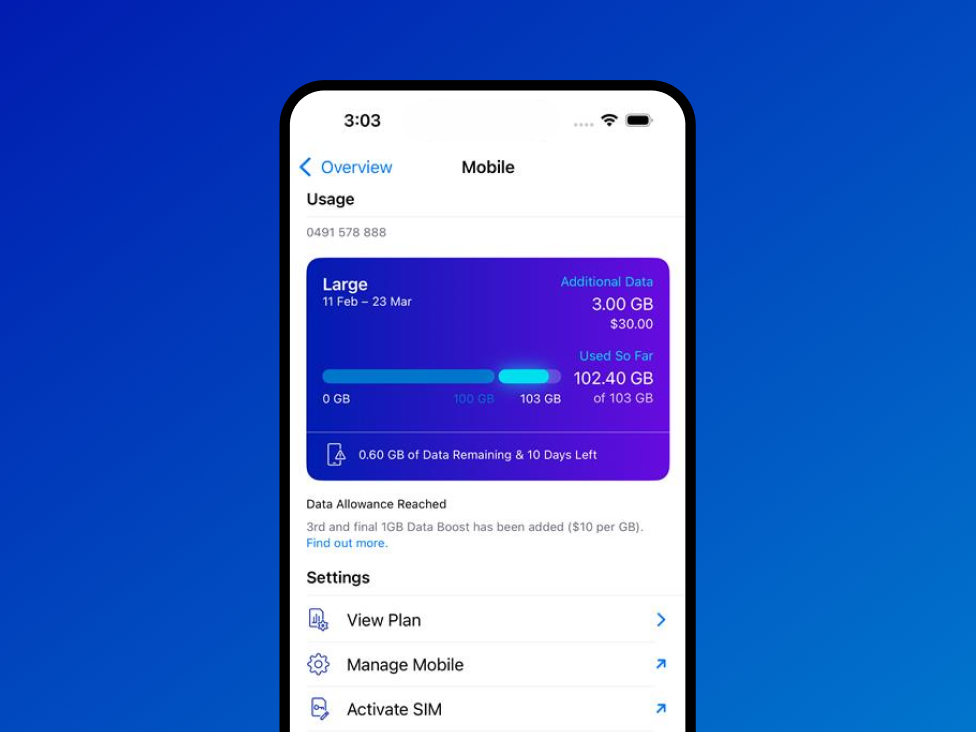 AGL app track and pay