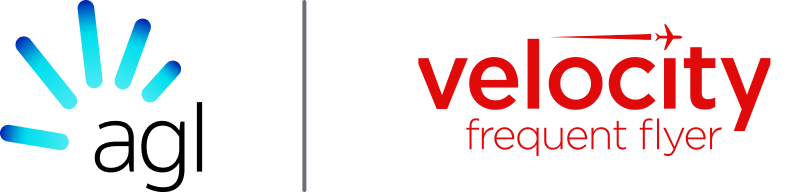 Velocity and AGL logo lockup