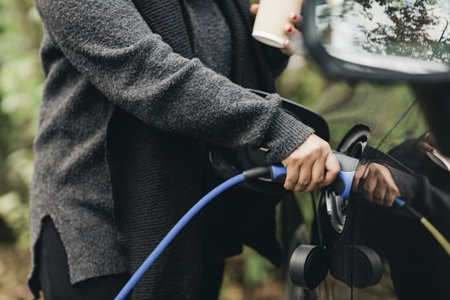 Public charging of an electric vehicle