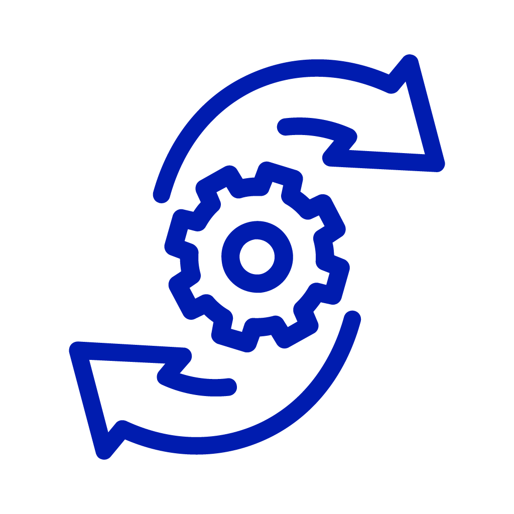 icon of a cog turning