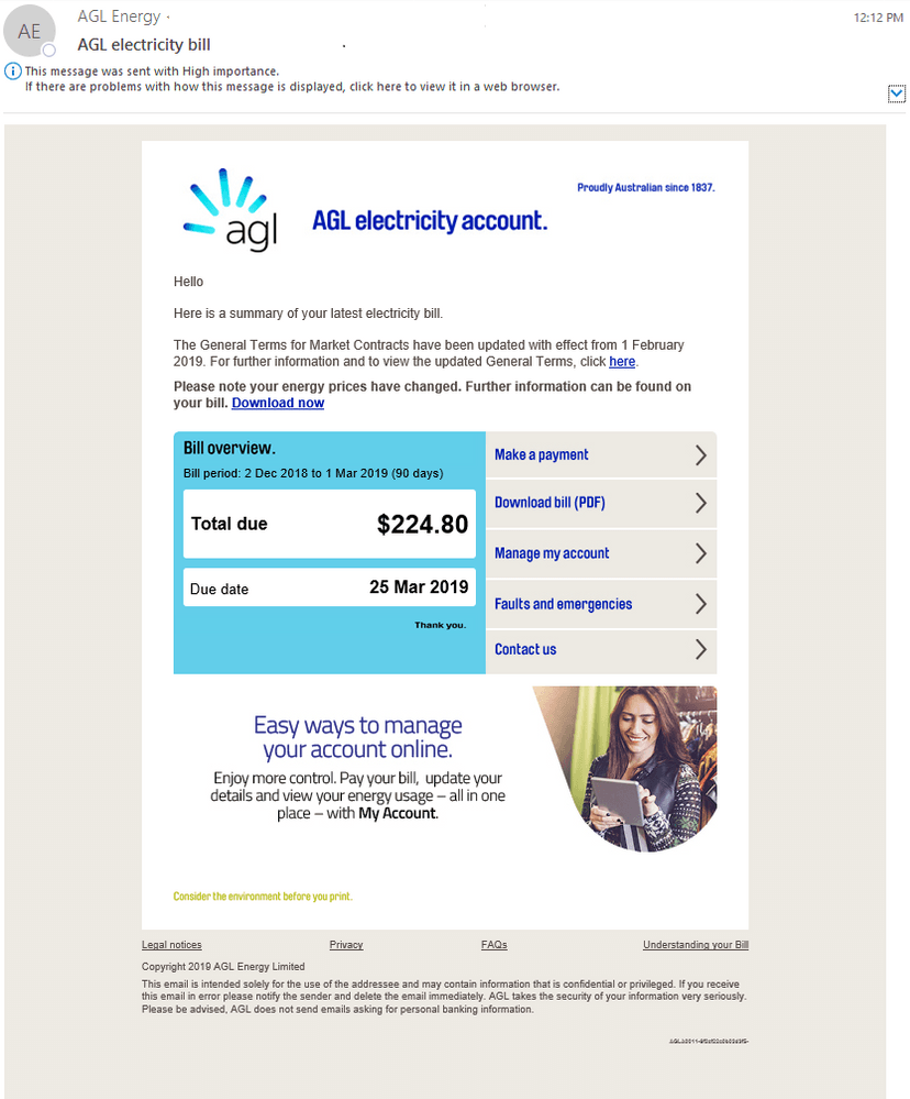 Scams, Hoaxes and Online Safety | Help and Support | AGL