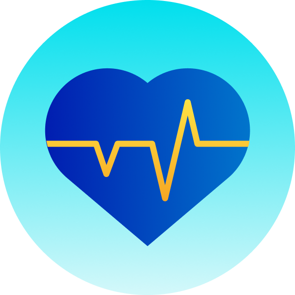 An illustration of a heart beat