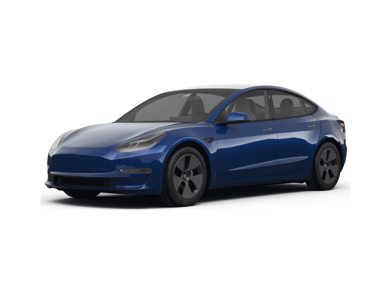 Photo of a Tesla Model 3 electric vehicle