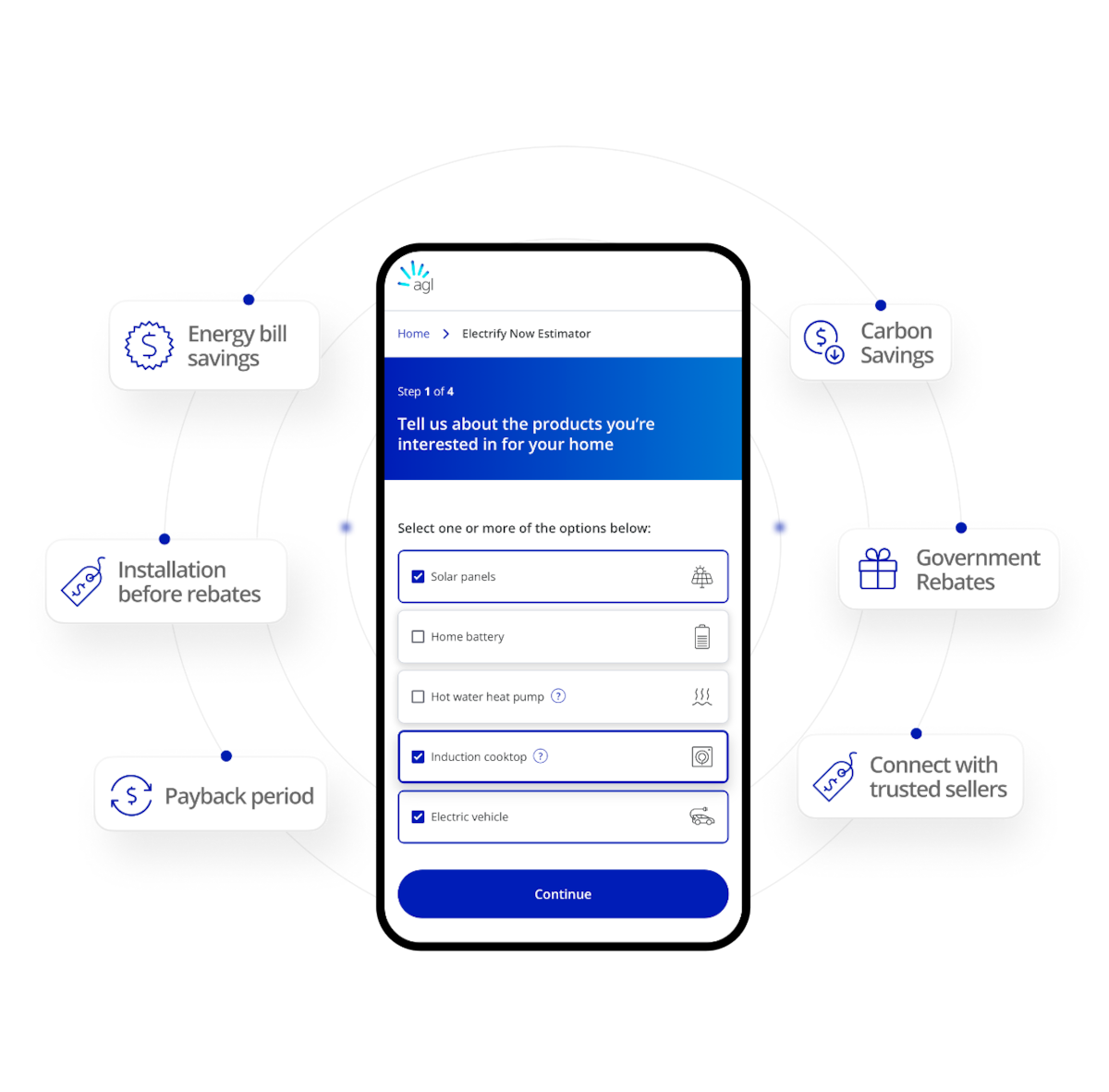 Electrify Now on a mobile screen.